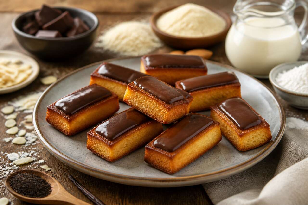 Recette de financiers à la ganache chocolat