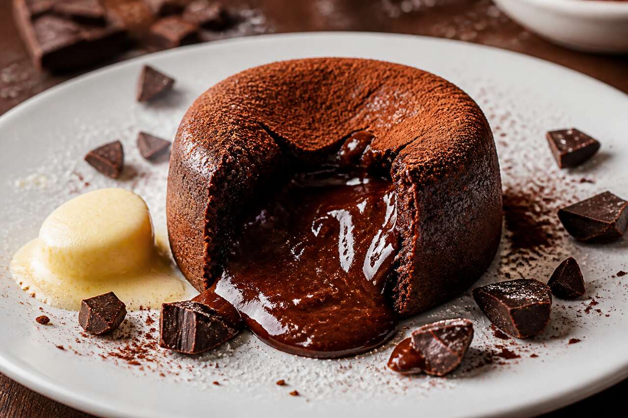 Recette coeur coulant fondant au chocolat