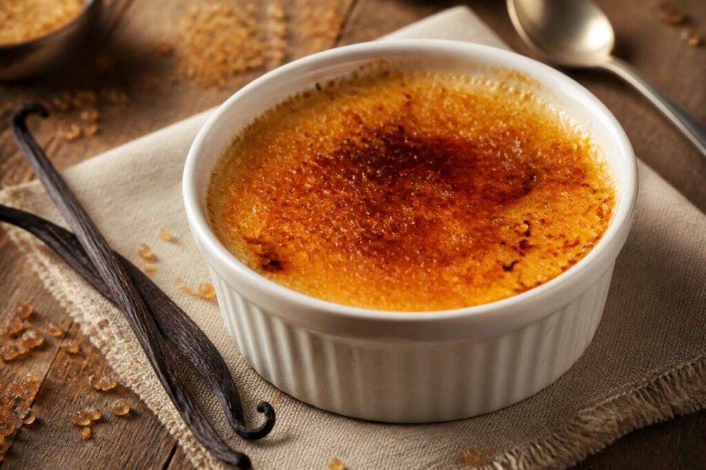Recette crème brûlée à la vanille Président professionnel