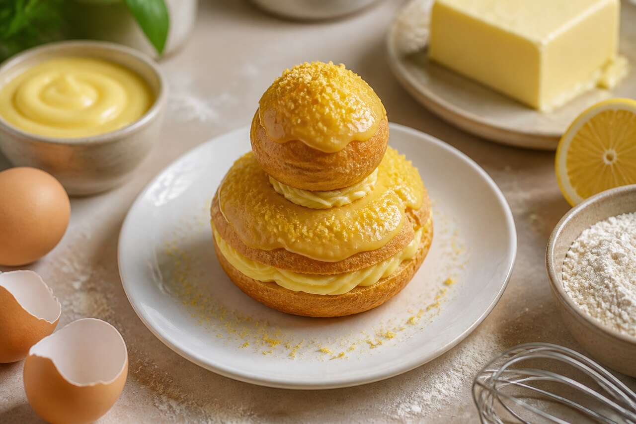 Religieuse au citron : recette gourmande et facile