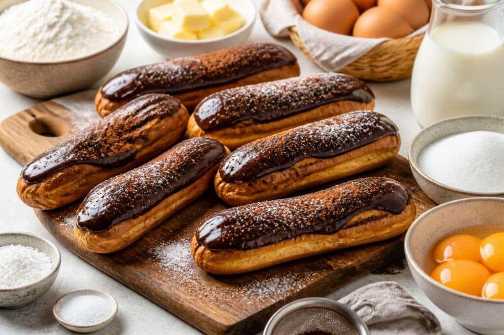 Éclairs au chocolat : recette gourmande et facile