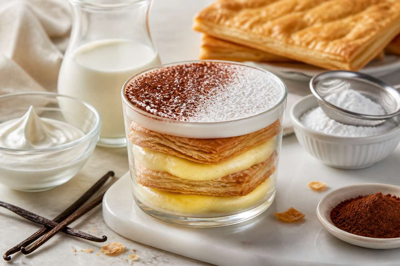 Recette de Cup Mille-feuilles Prèsident Professionnel