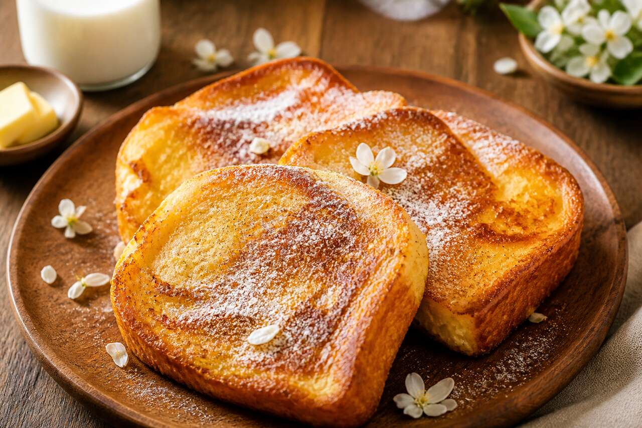 Recette de pain perdu au sucre glace