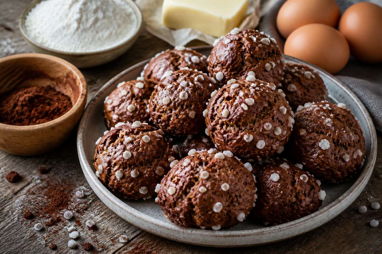 Recette facile : chouquettes au chocolat