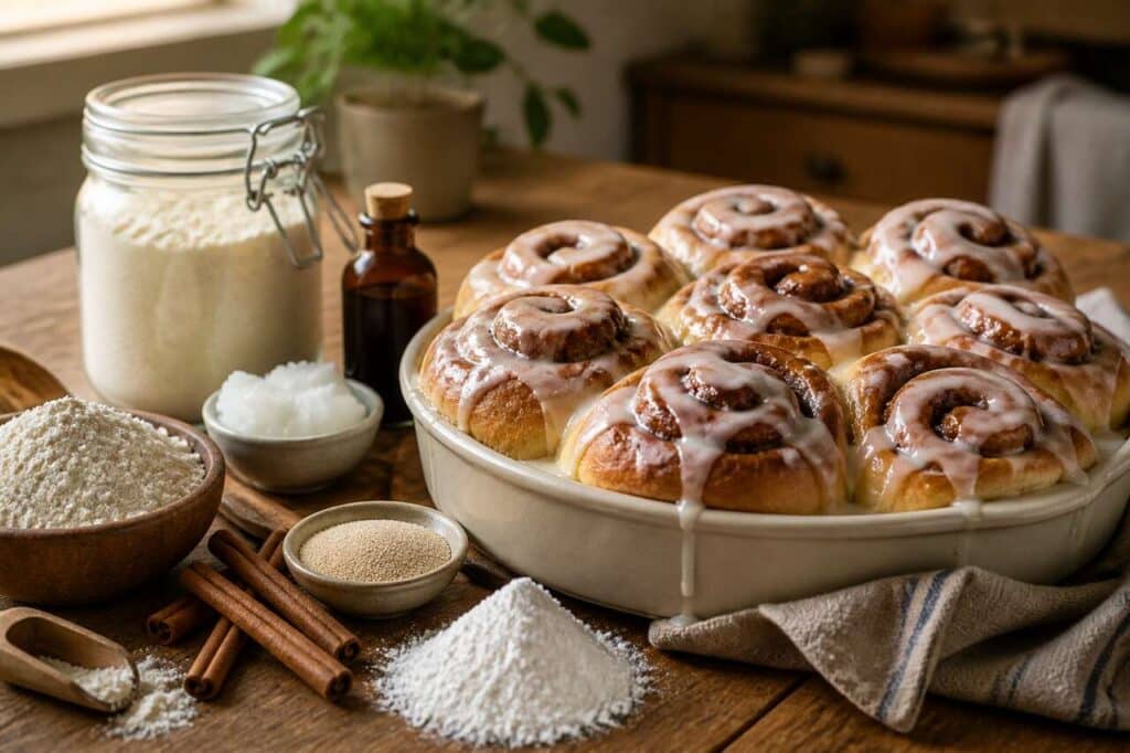 Recette de cinnamon rolls moelleux à la cannelle