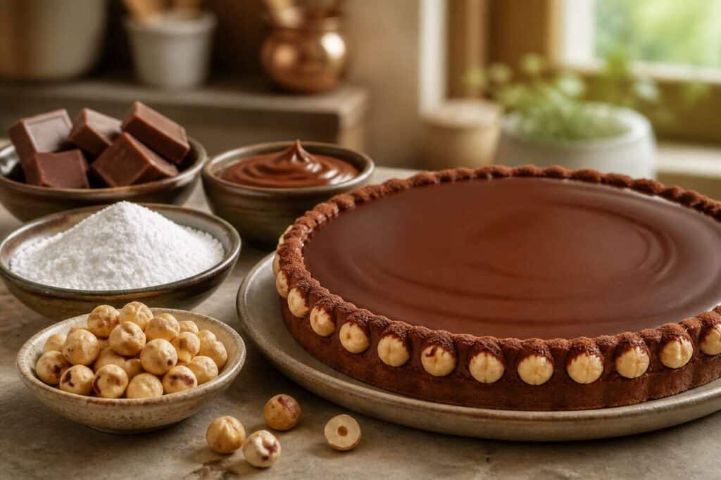 Tarte gianduja de Cyril Lignac : recette gourmande et facile