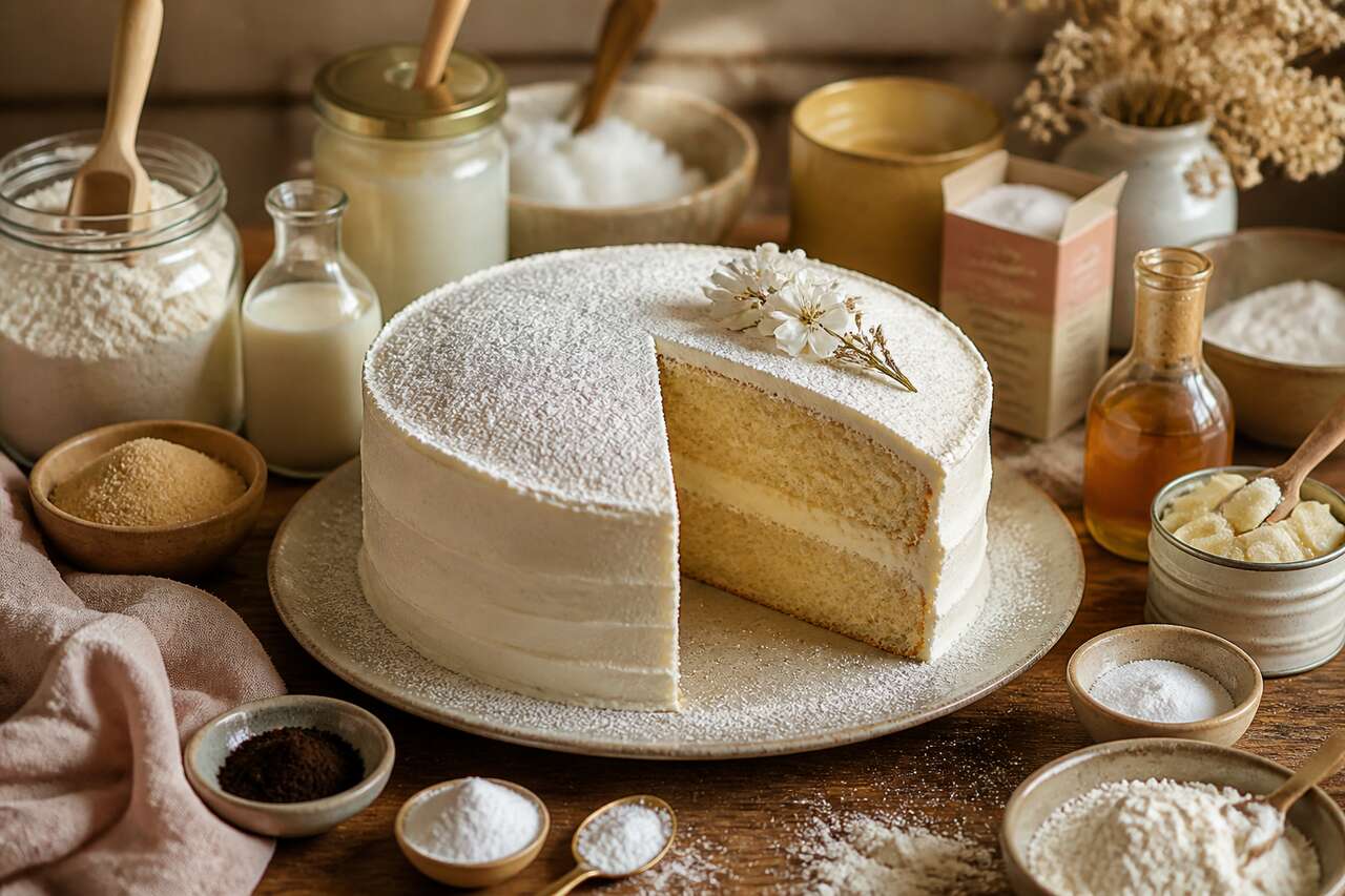 Gâteau d'anniversaire à la vanille végan : recette facile