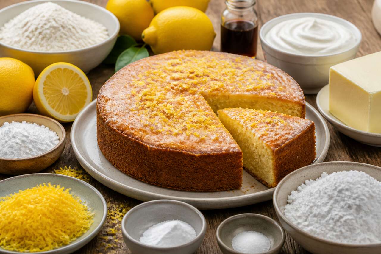 Recette de cake au citron moelleux