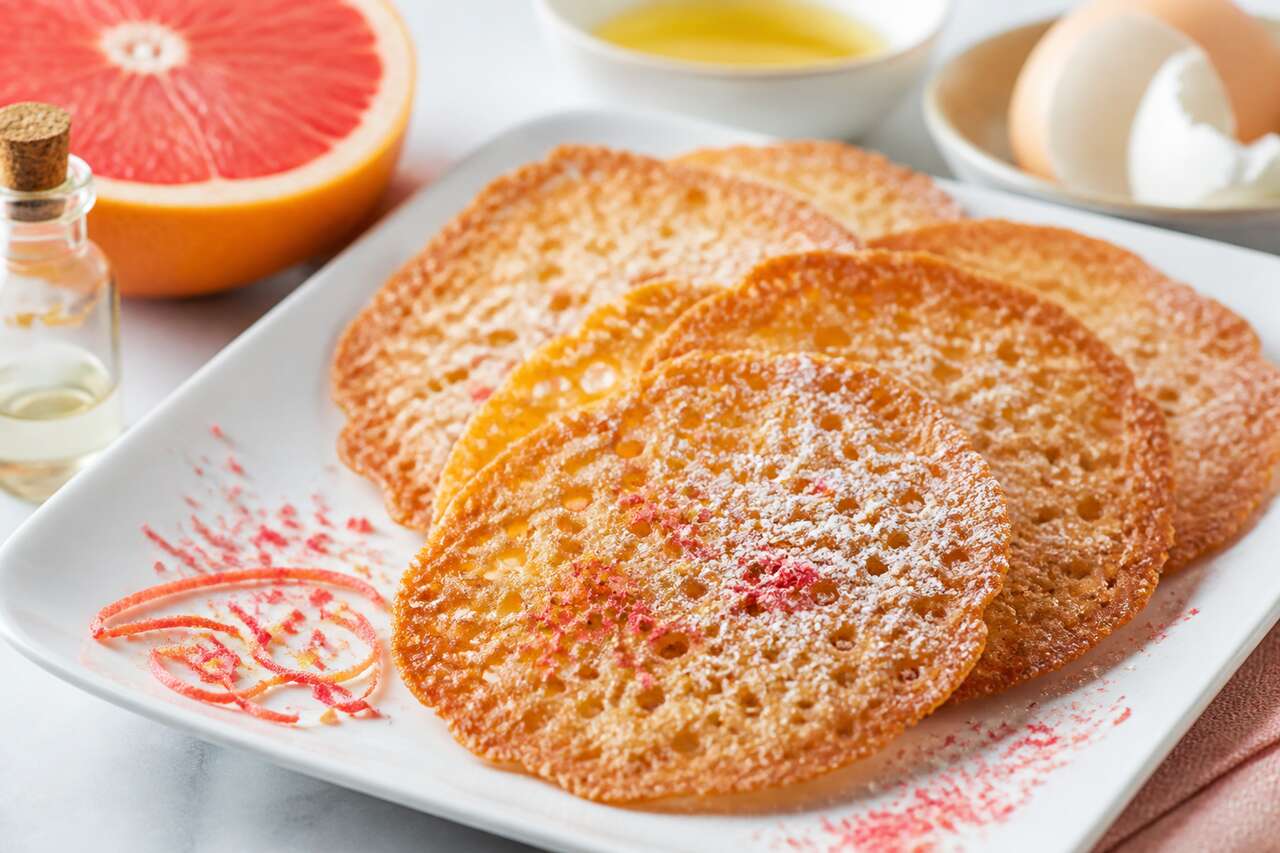 Recette de tuiles au pamplemousse : gourmandise acidulée