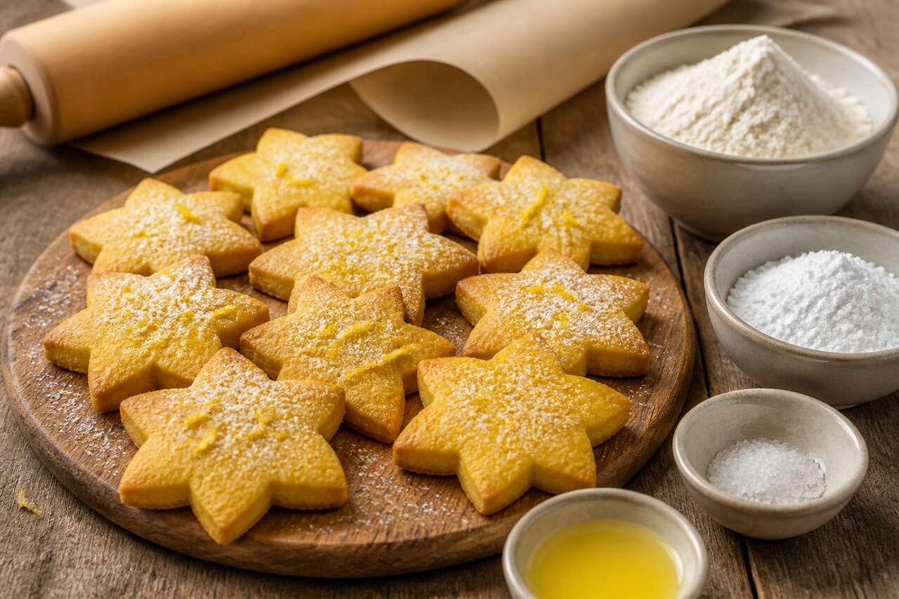Recette d'Étoiles au Citron : délice Sucré