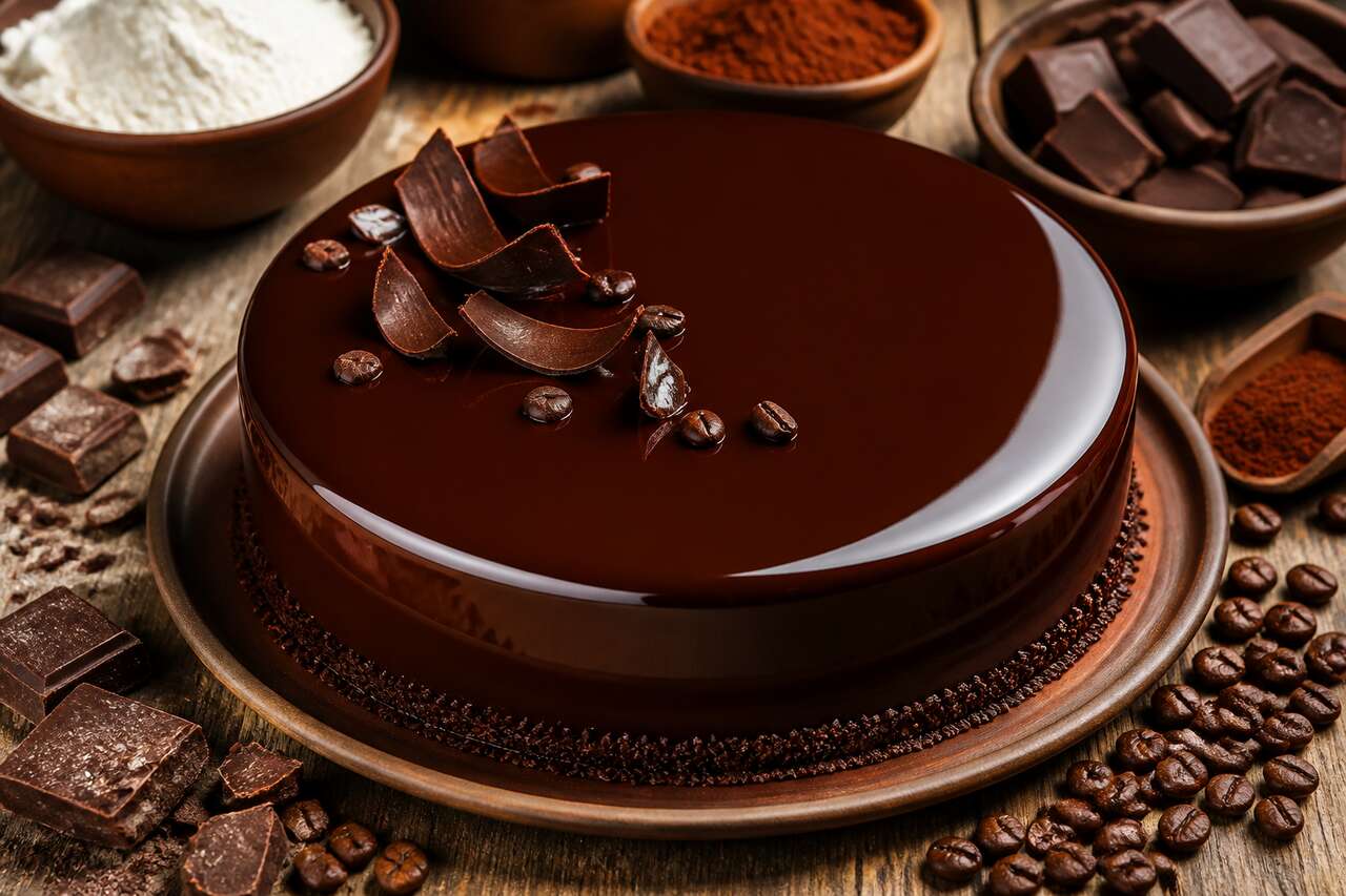Gâteau au chocolat : recette de glaçage miroir irrésistible