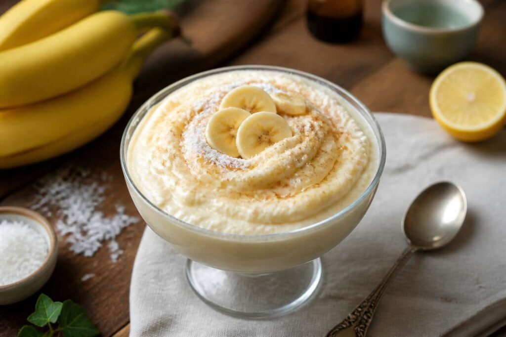 Recette facile : mousse à la banane crémeuse