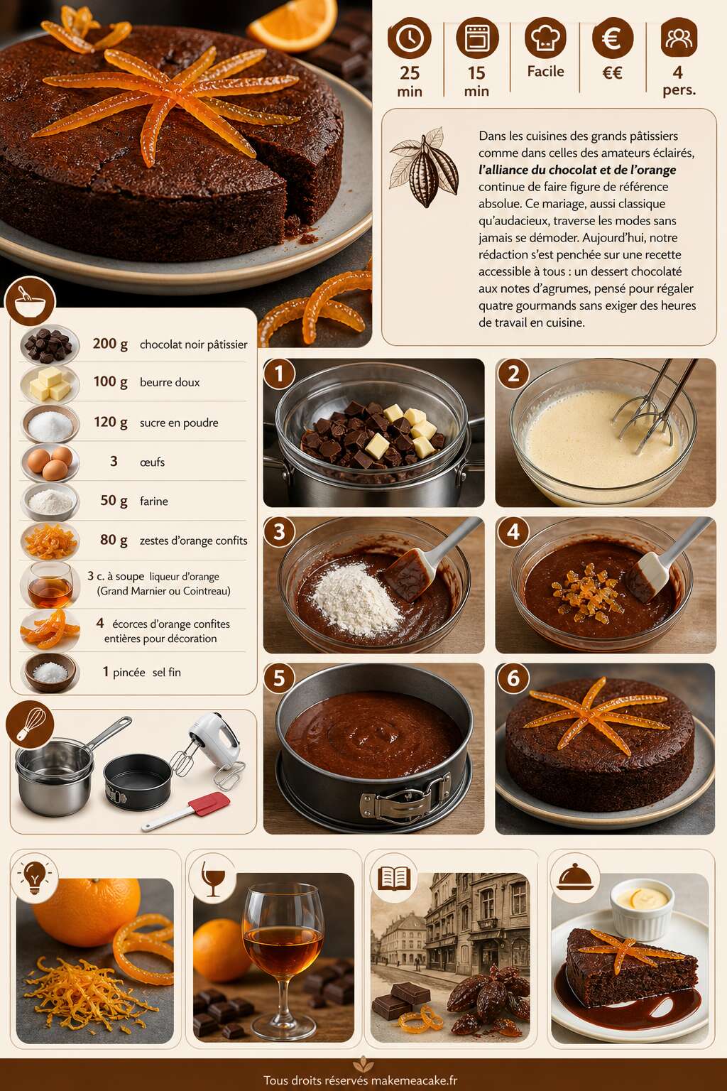 Fiche recette Chocolat aux Saveurs d'Orange : recette Gourmande Fiche recette Chocolat aux Saveurs d'Orange : recette Gourmande