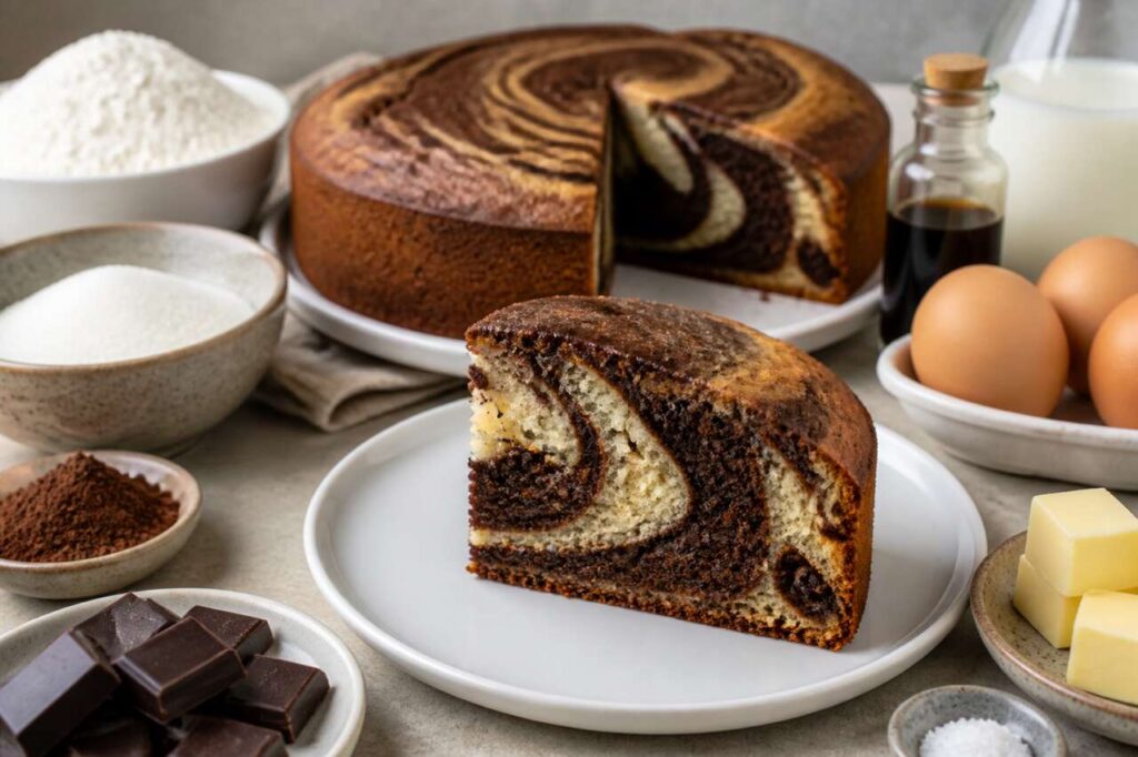 Cake marbré au chocolat : la recette parfaite
