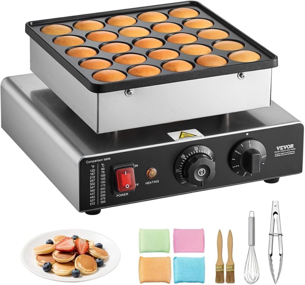 Test de la mini crêpière électrique Vevor : performance et praticité en cuisine