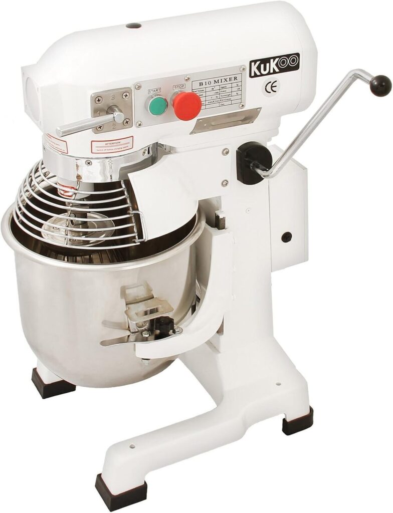 Test du batteur mélangeur planétaire 10L 550W : l'outil parfait pour les pâtissiers
