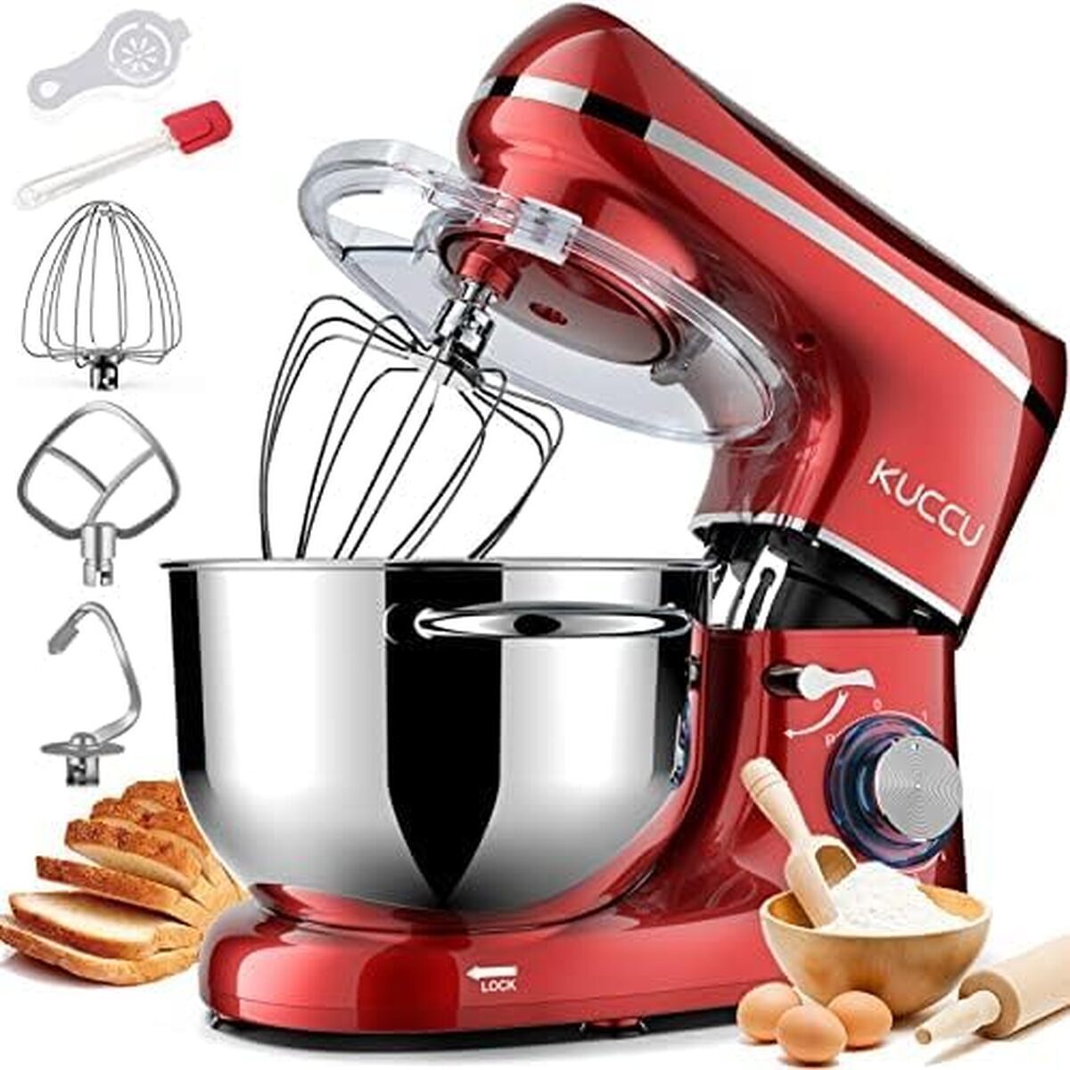 Test : robot pâtissier KUCCU 1500W, puissance et polyvalence