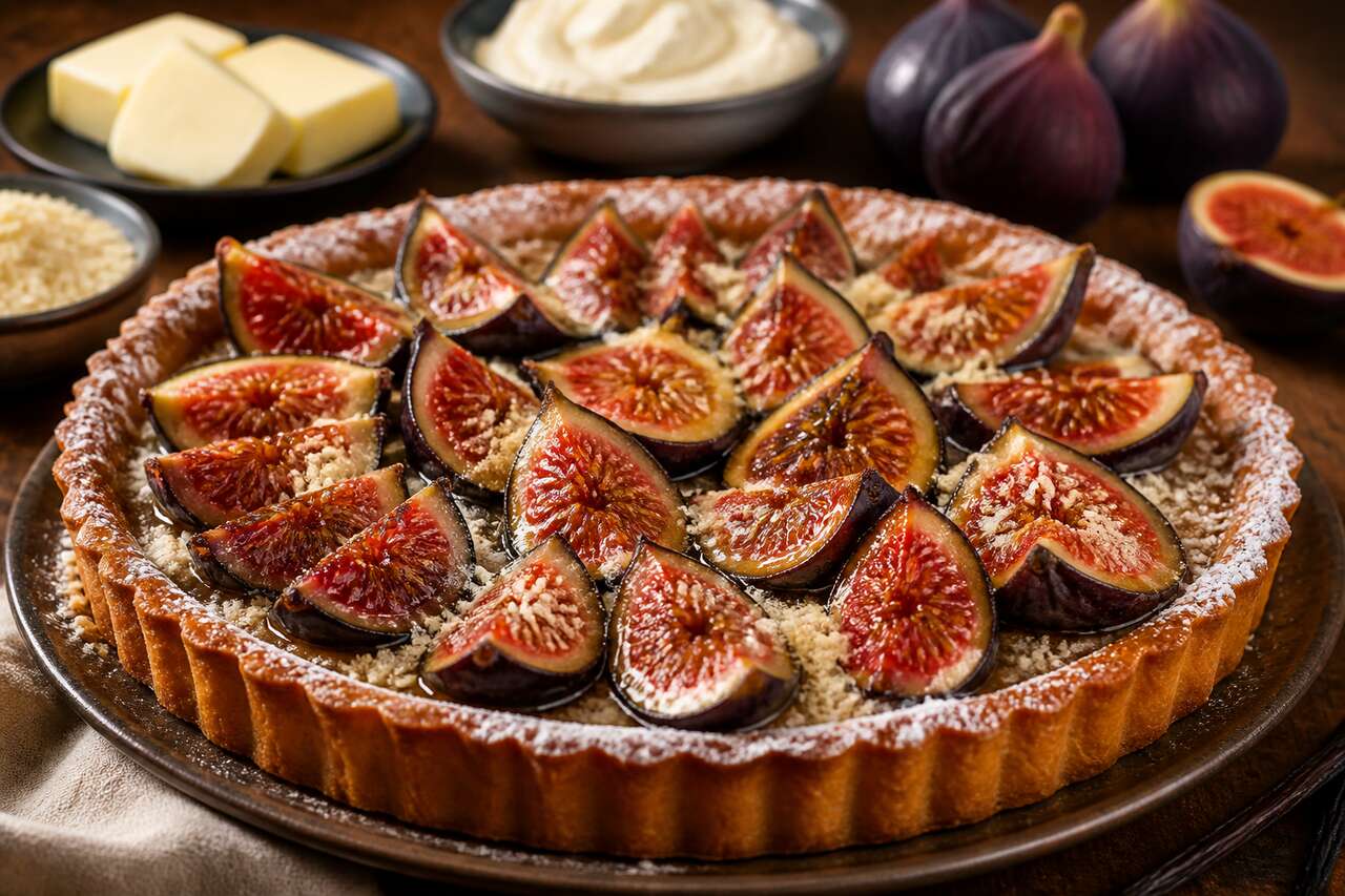 Tarte aux figues et crème de figues : délice gourmand