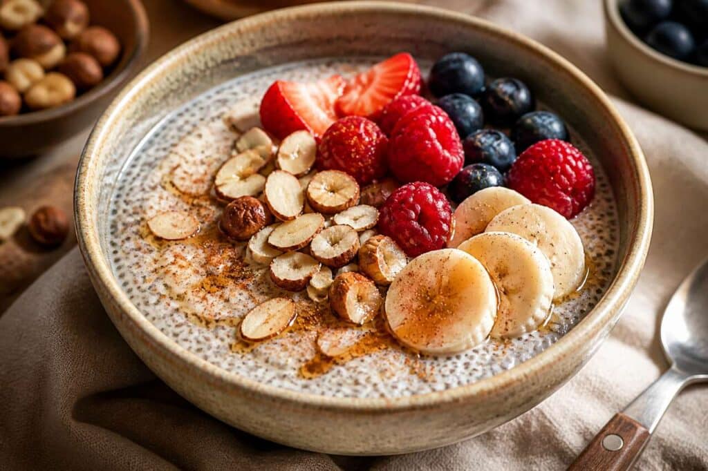 Porridge aux graines de chia : recette facile et savoureuse