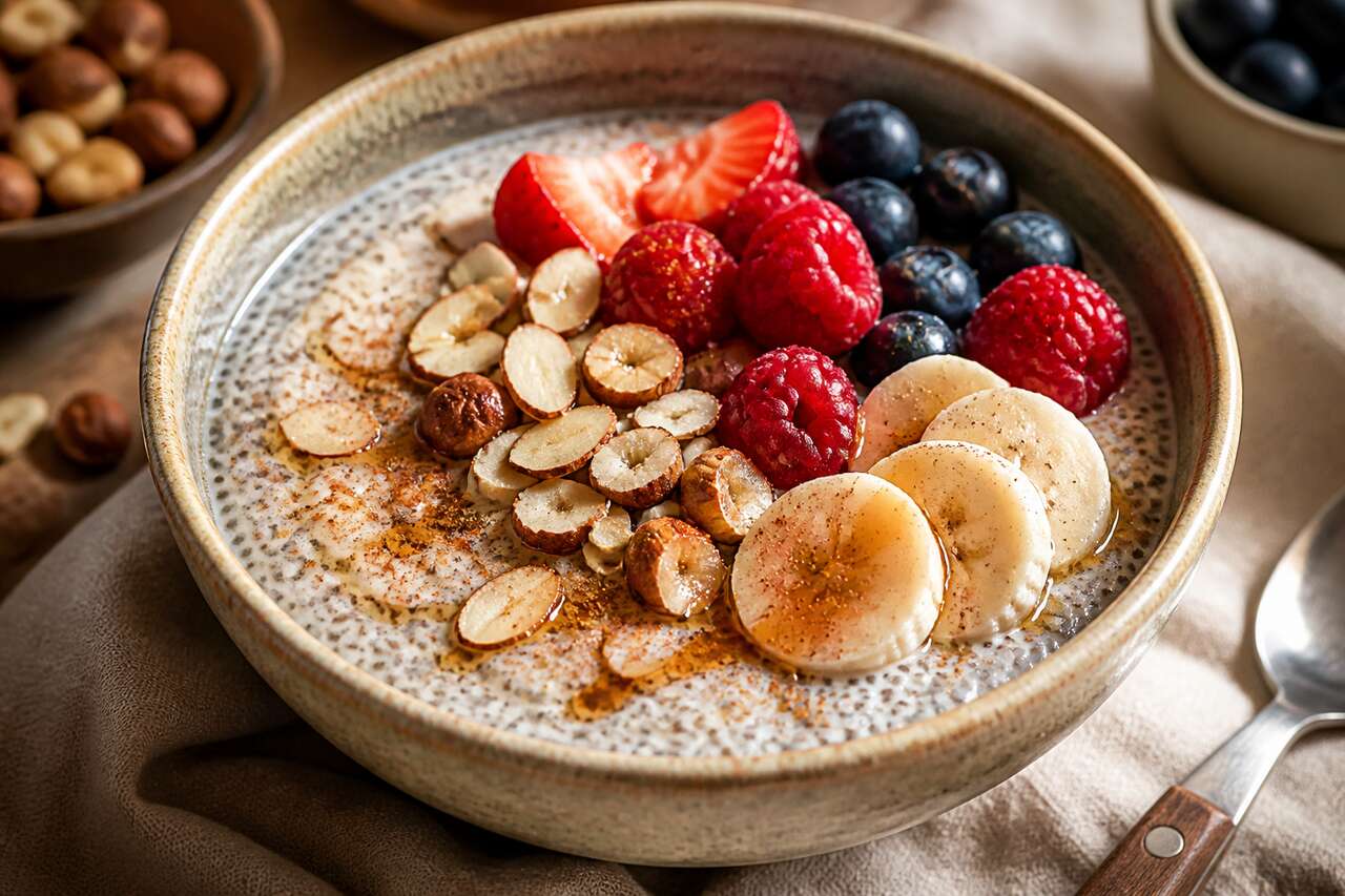 Porridge aux graines de chia : recette facile et savoureuse