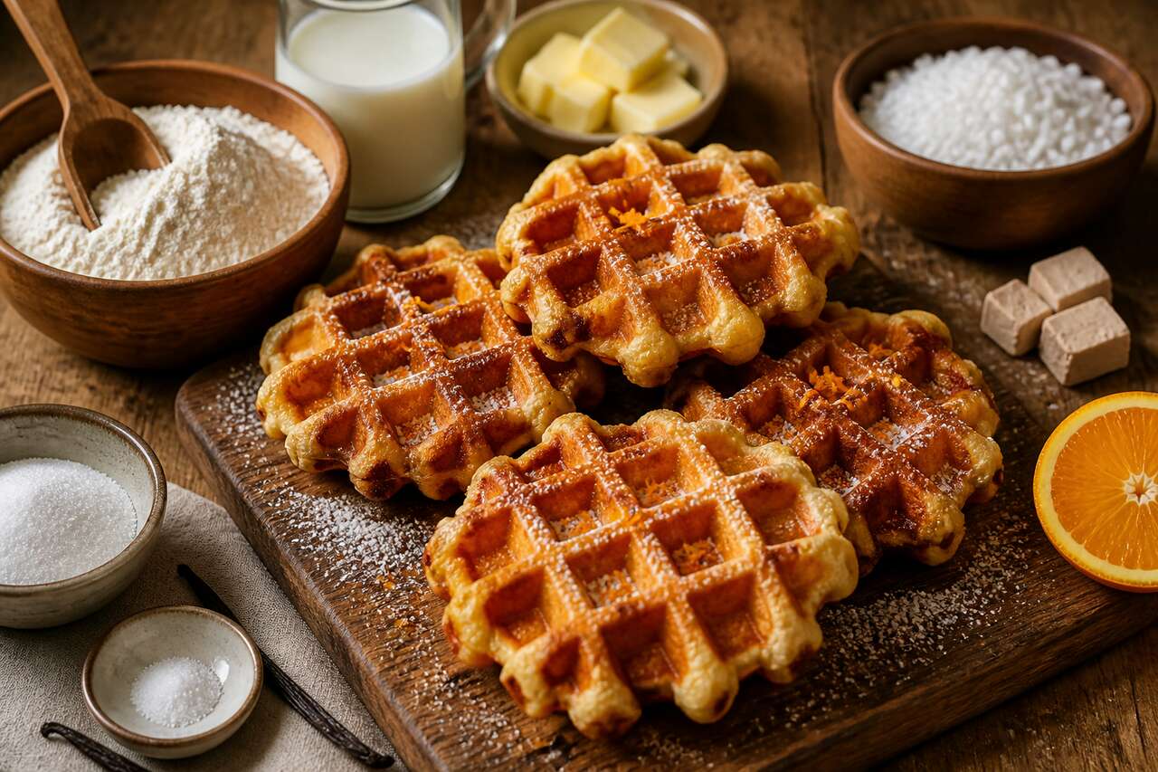 Recette de gaufres liégeoises parfaites