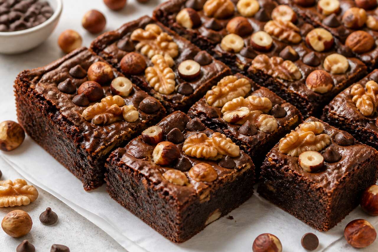 Brownies chocolat et fruits secs : une recette gourmande