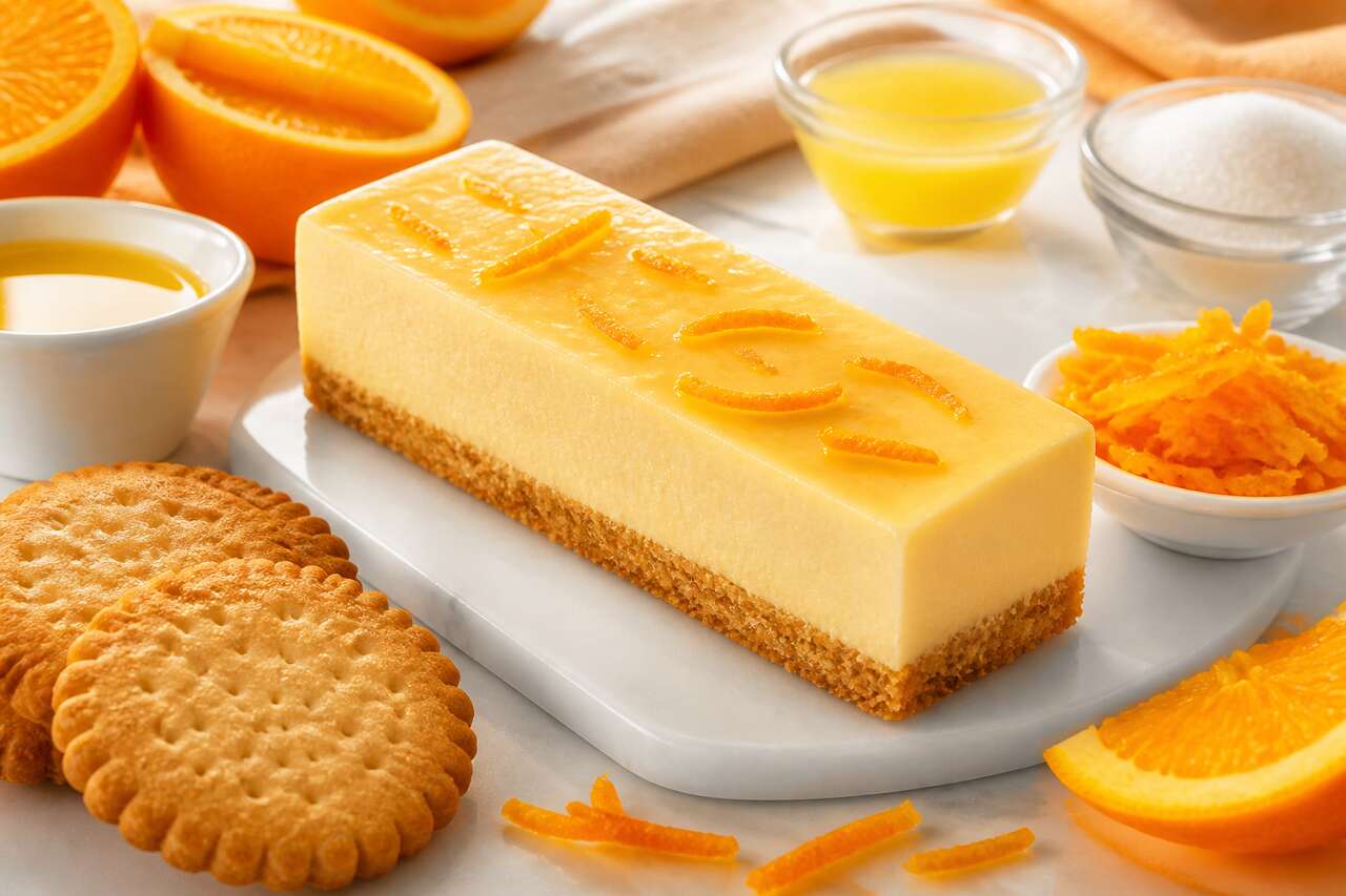 Cheesecake Finger à l'Orange : recette Gourmande