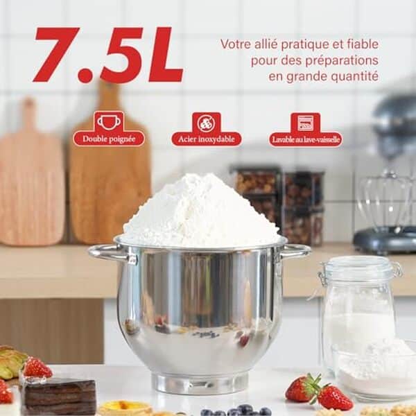 Découvrez notre test détaillé du robot pâtissier Kitchen in the Box 1400W rouge : performances, caractéristiques et avis complet pour bien choisir votre appareil.