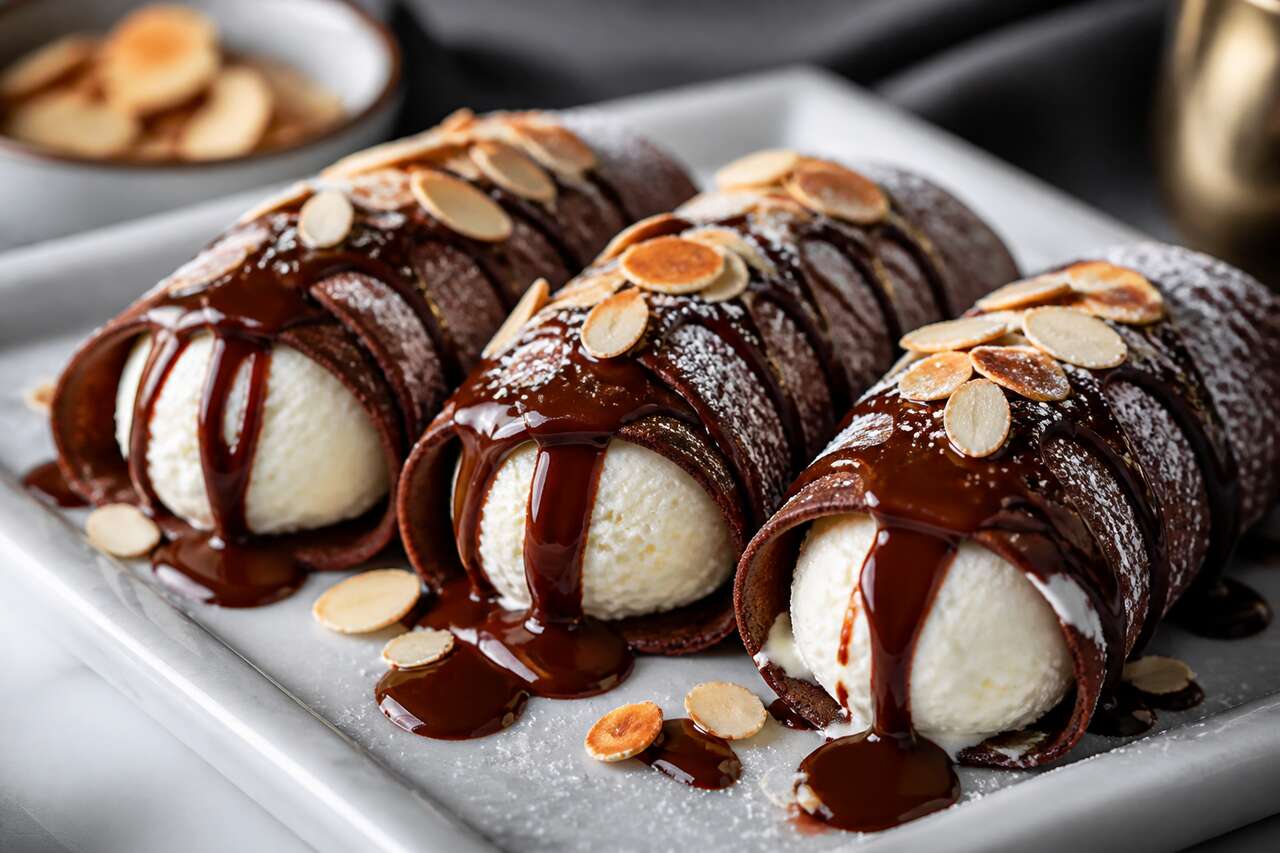 Profiteroles de crêpes au chocolat : recette gourmande pas à pas