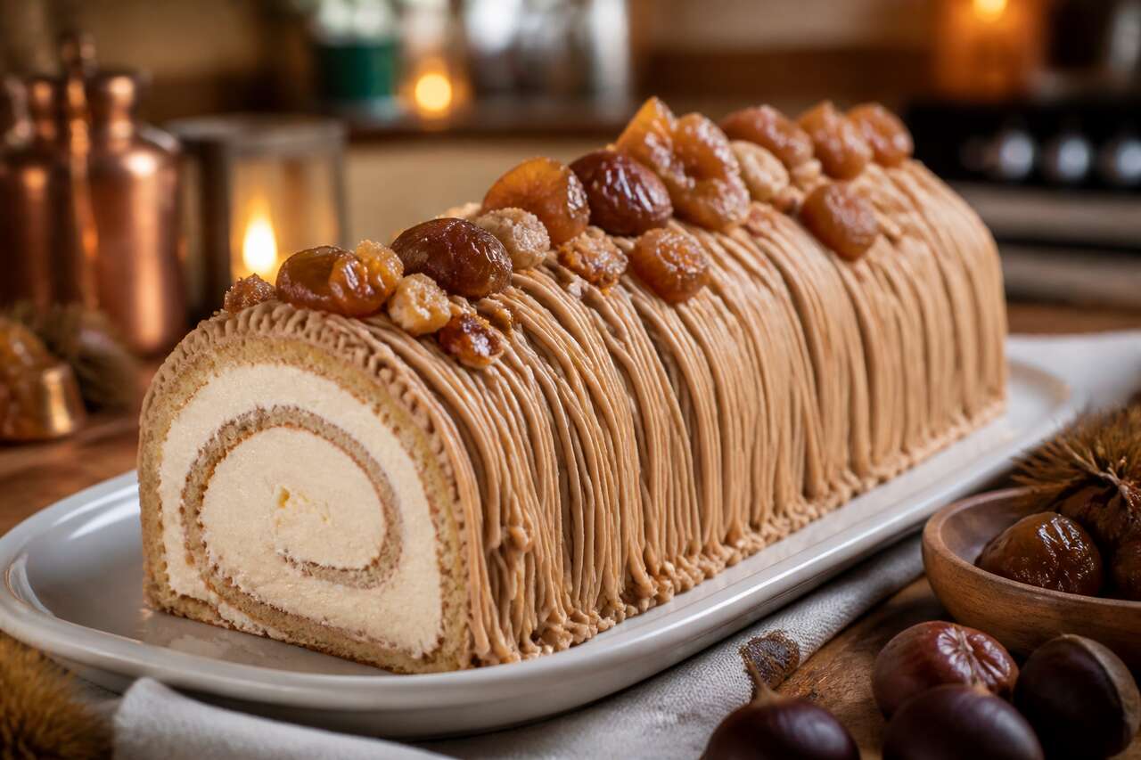 Bûche Mont-Blanc : recette gourmande à découvrir