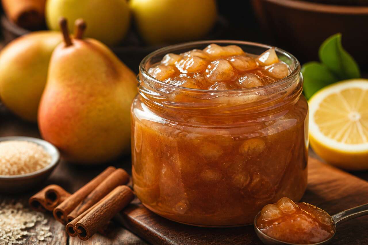 Confiture de poires à la cannelle : recette traditionnelle et gourmande