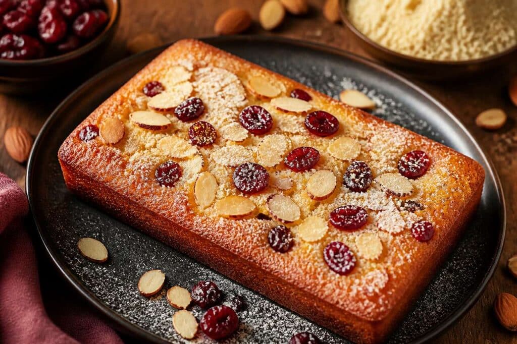 Gâteau financier à l'érable, amandes et canneberges : recette gourmande