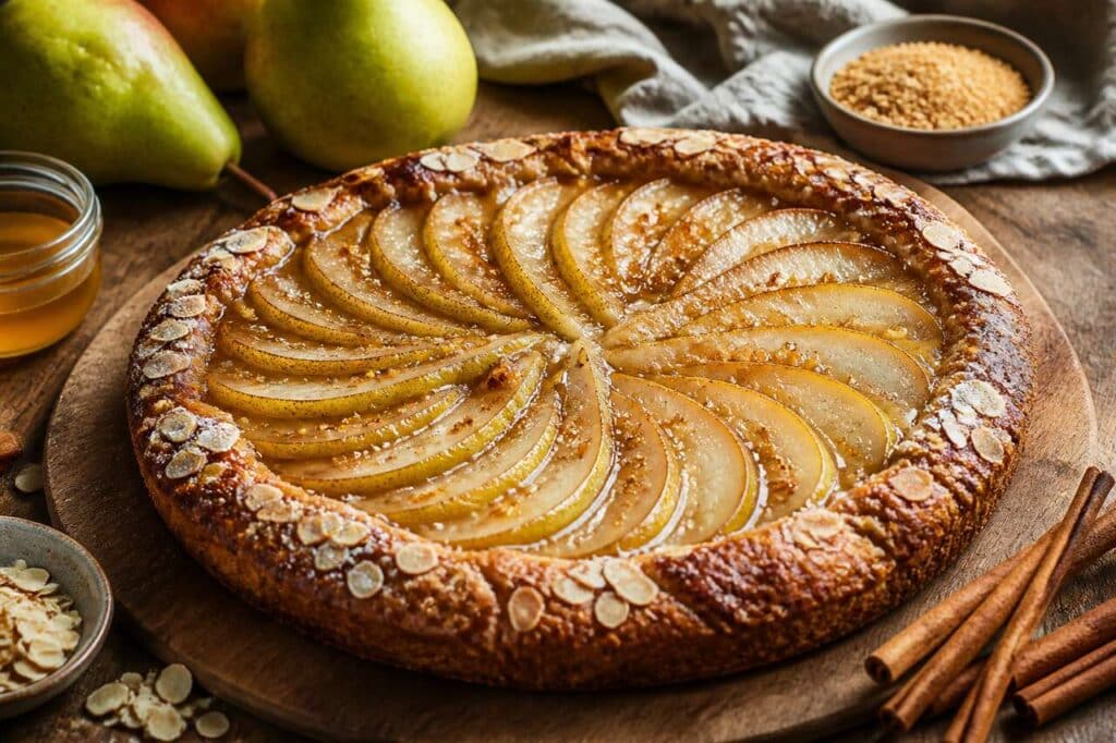 Recette de tarte rustique à la poire