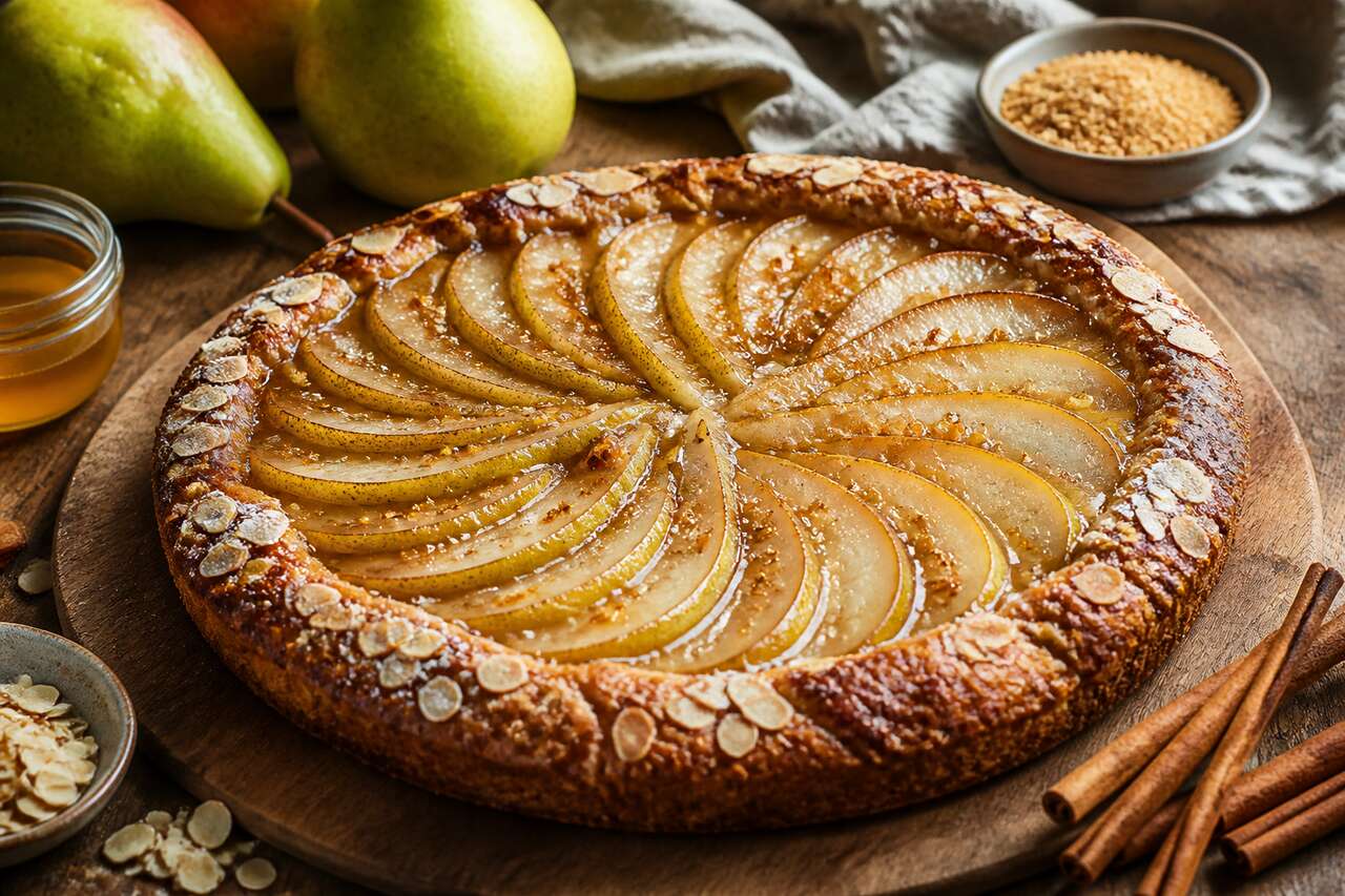 Recette de tarte rustique à la poire