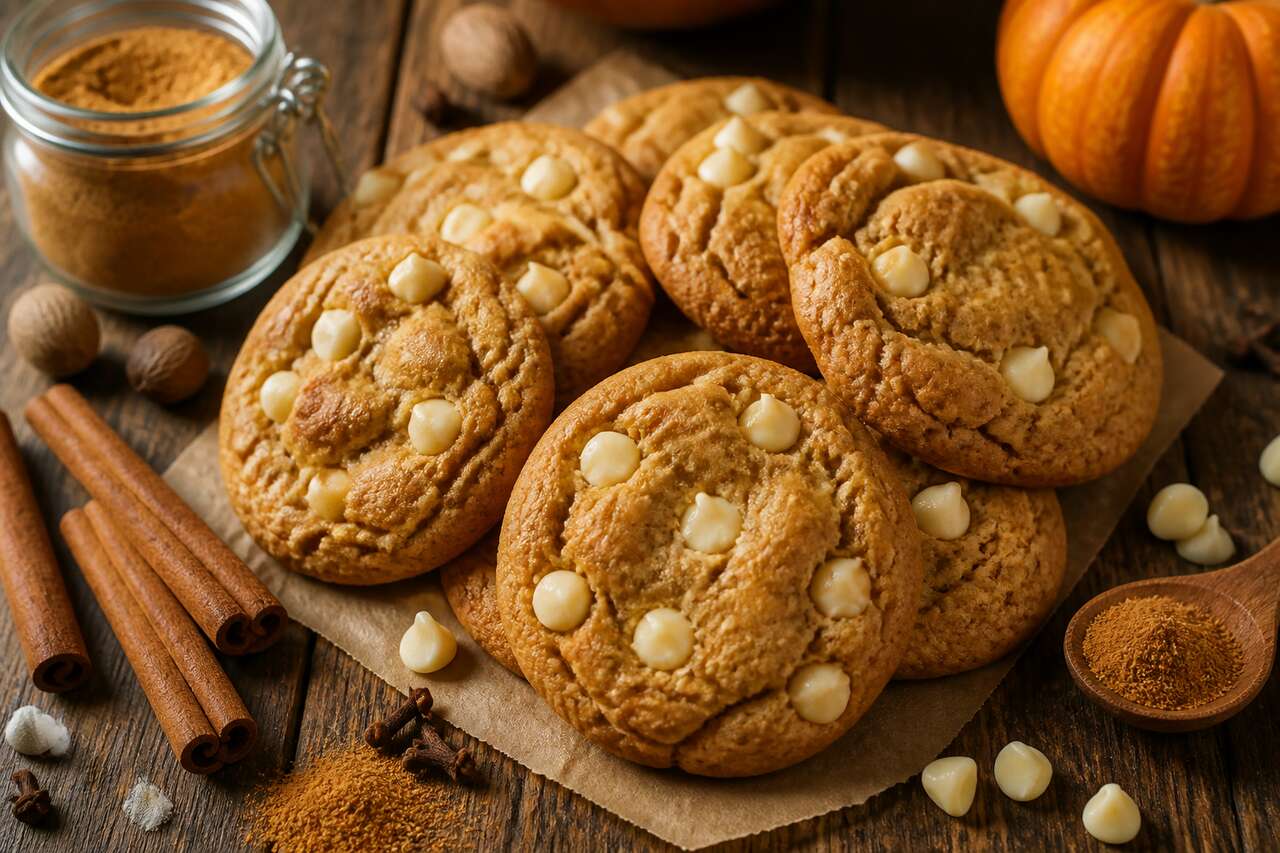 Biscuits à la citrouille et aux épices : recette gourmande