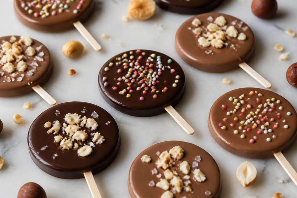 Recette de sucettes au chocolat maison