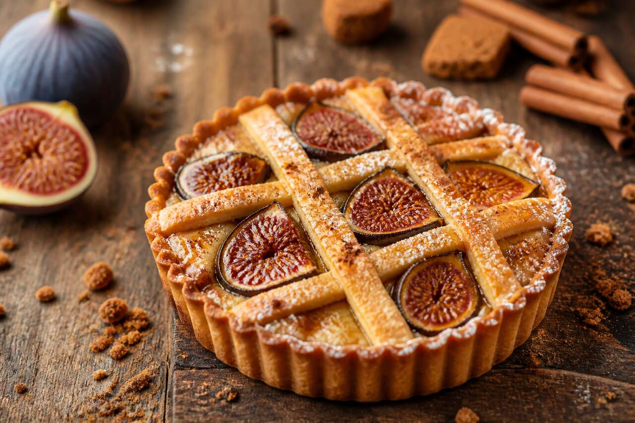 Tartelette aux figues et pain d'épices : recette gourmande