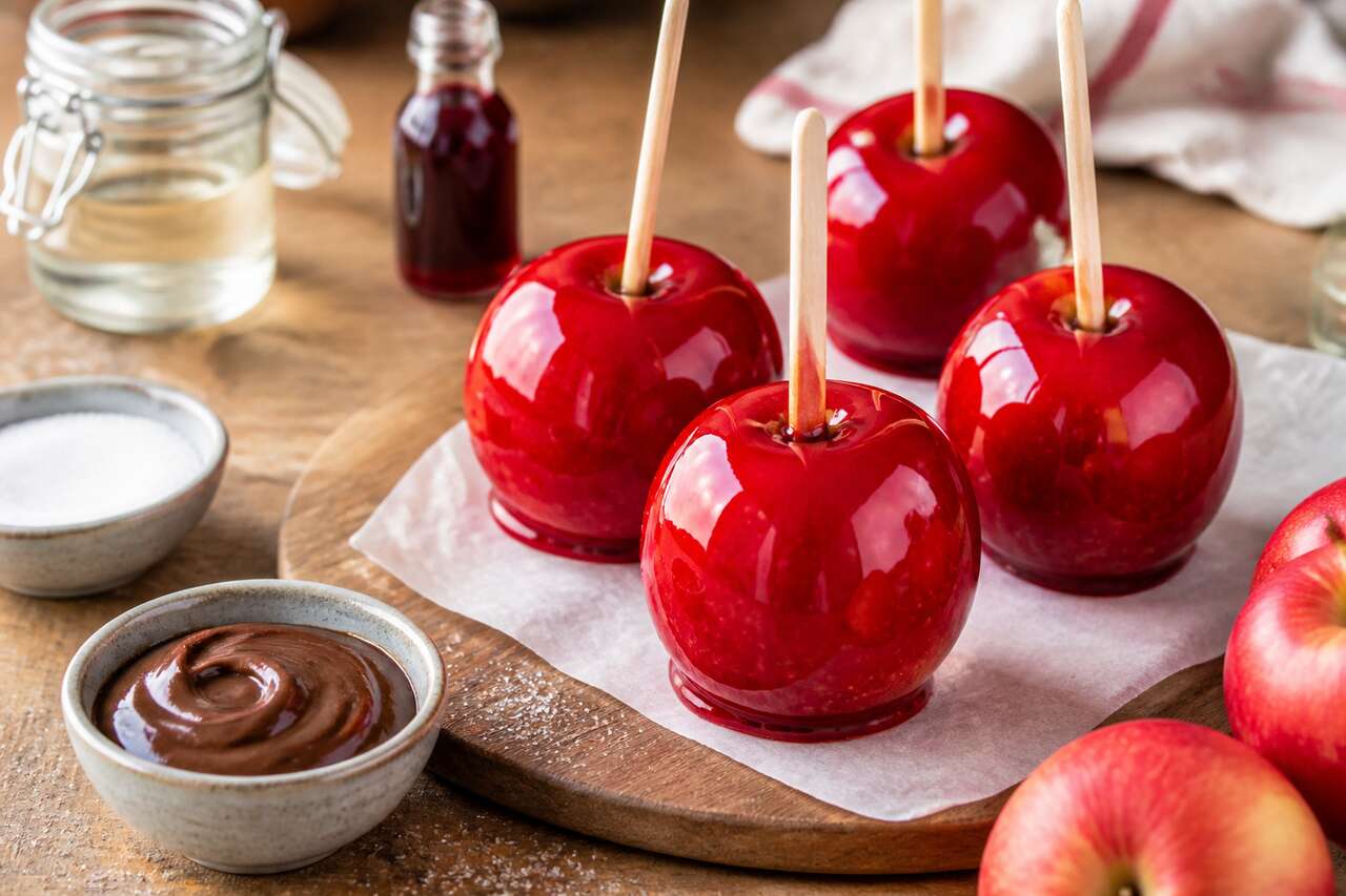 Pommes d'amour surprise : recette gourmande et facile