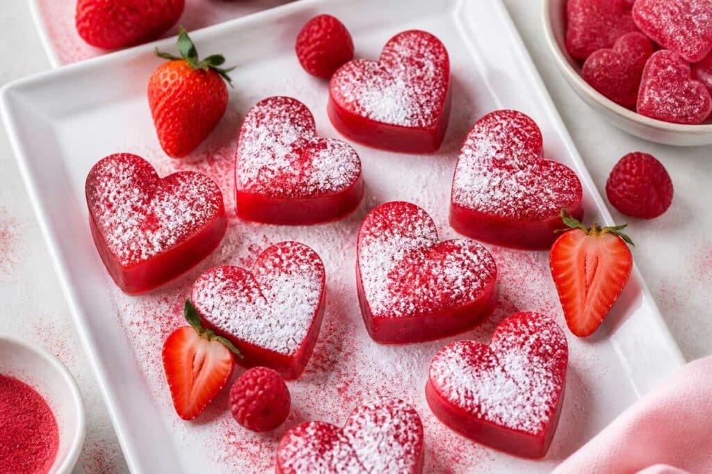 Recette de coeur saint-valentin au sucre