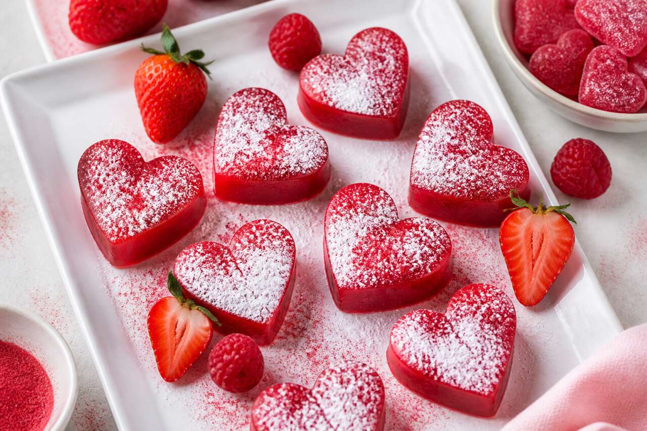 Recette de coeur saint-valentin au sucre