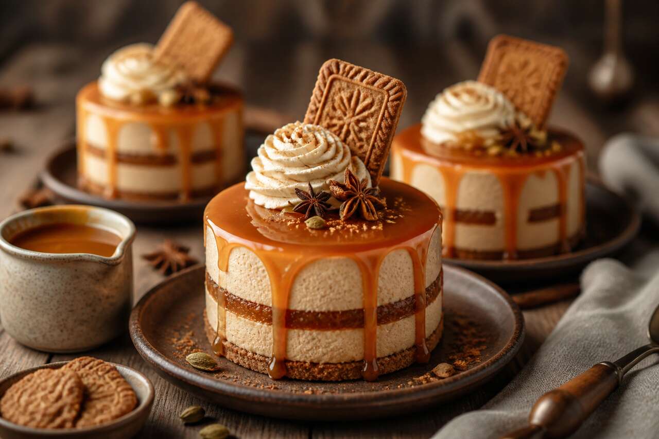 Entremets caramel aux épices : recette gourmande et raffinée